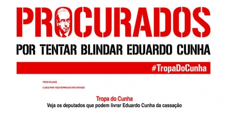 Procurados por tentar blindar Eduardo Cunha