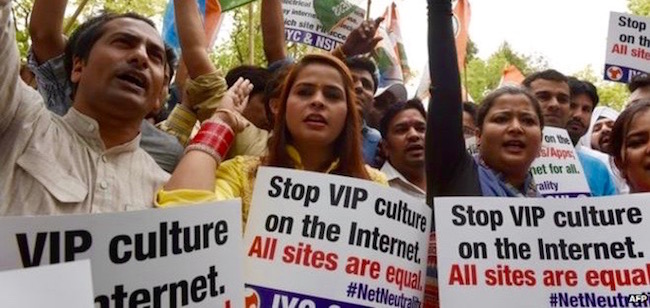 Neutralność sieci: Indie