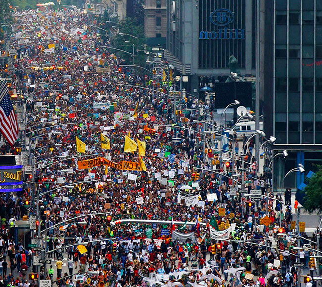 A maior marcha climática da história!