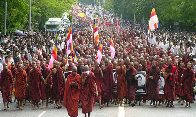 Solidariedade à Myanmar (Birmânia)