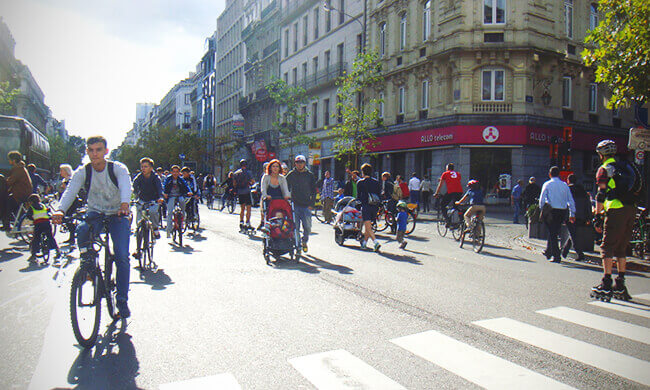 Um dia sem carro em Paris