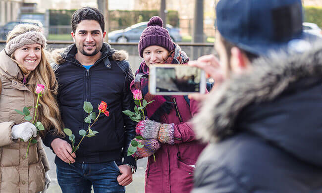 A gesture of love to Europe's refugees