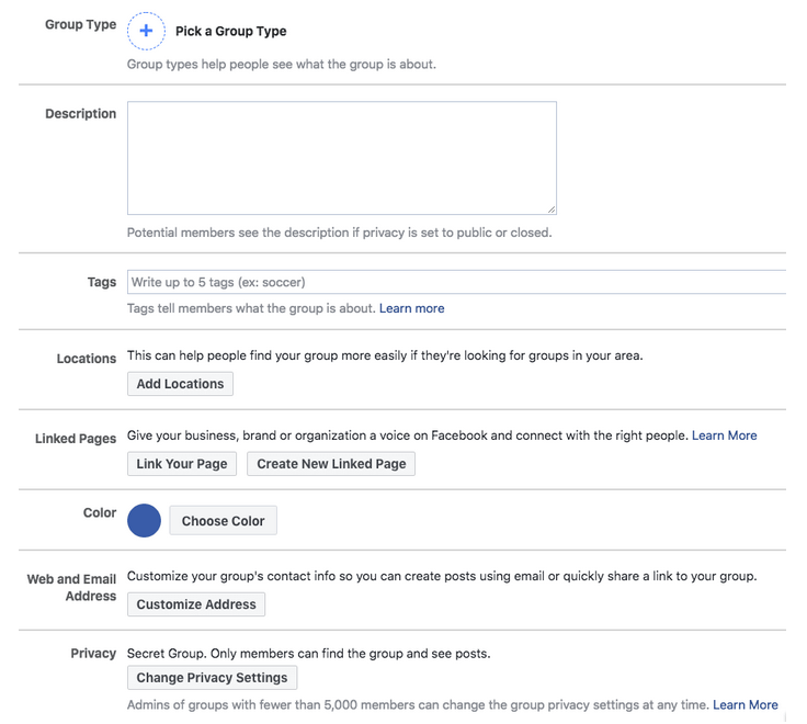 Step 9 Edit group settings Part 2